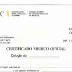 certificado médico oficial alicante